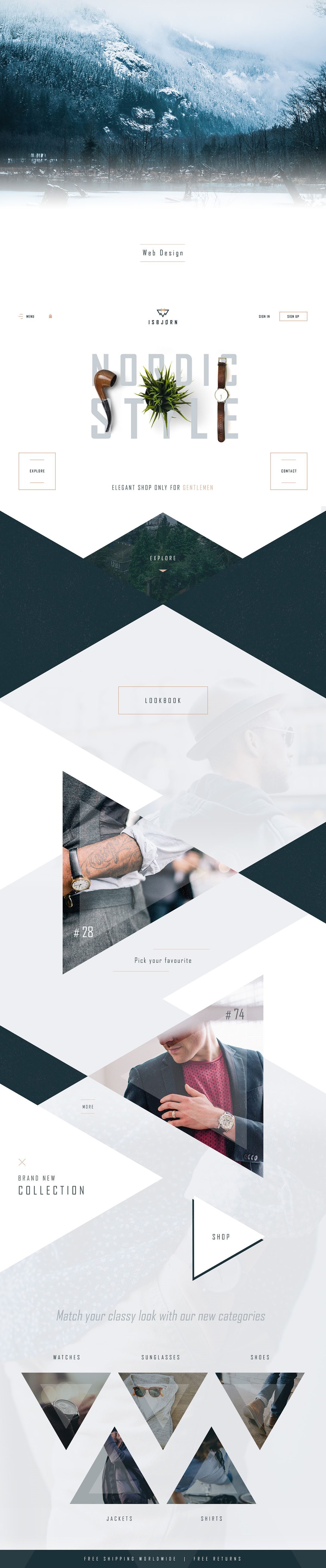 Isbjørn服裝品牌形象設計