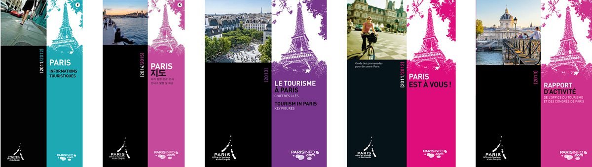 巴黎旅游局品牌設計塑造 插圖設計