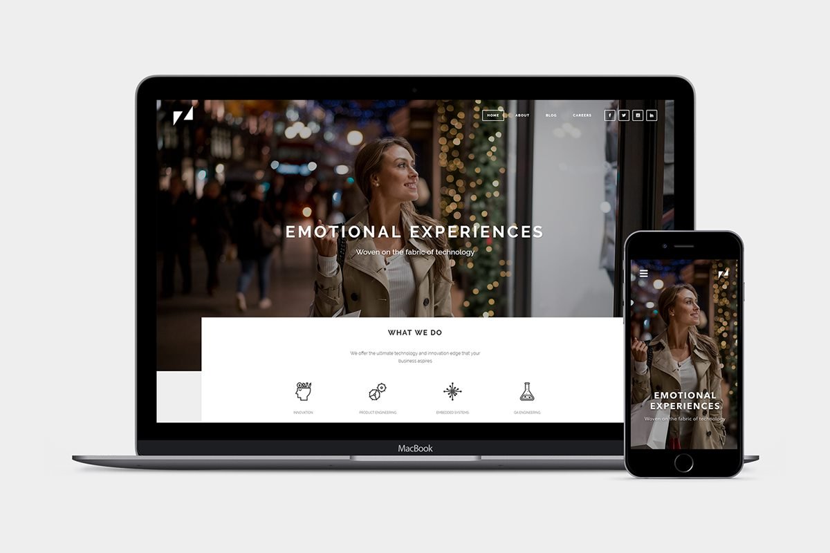 Zone24x7 Inc科技品牌vi設計 網站實拍展示