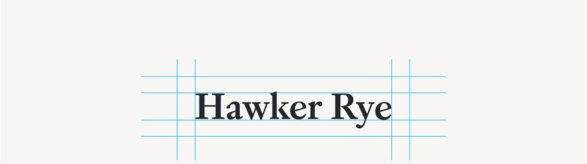 Hawker Rye服裝品牌形象 標志設計