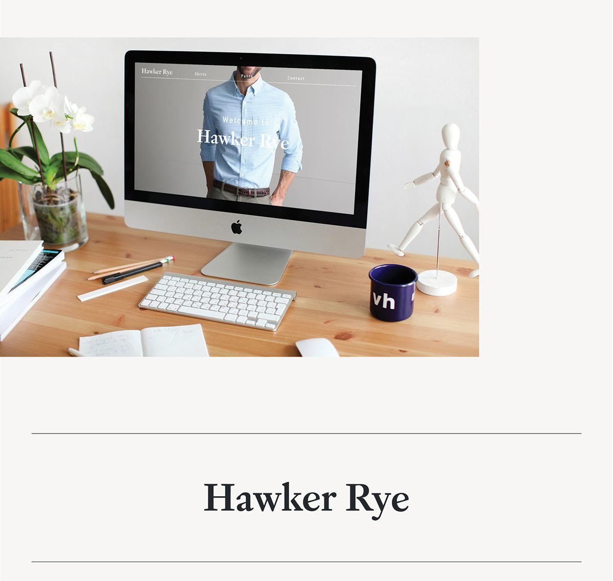 Hawker Rye服裝品牌形象 品牌網站展示
