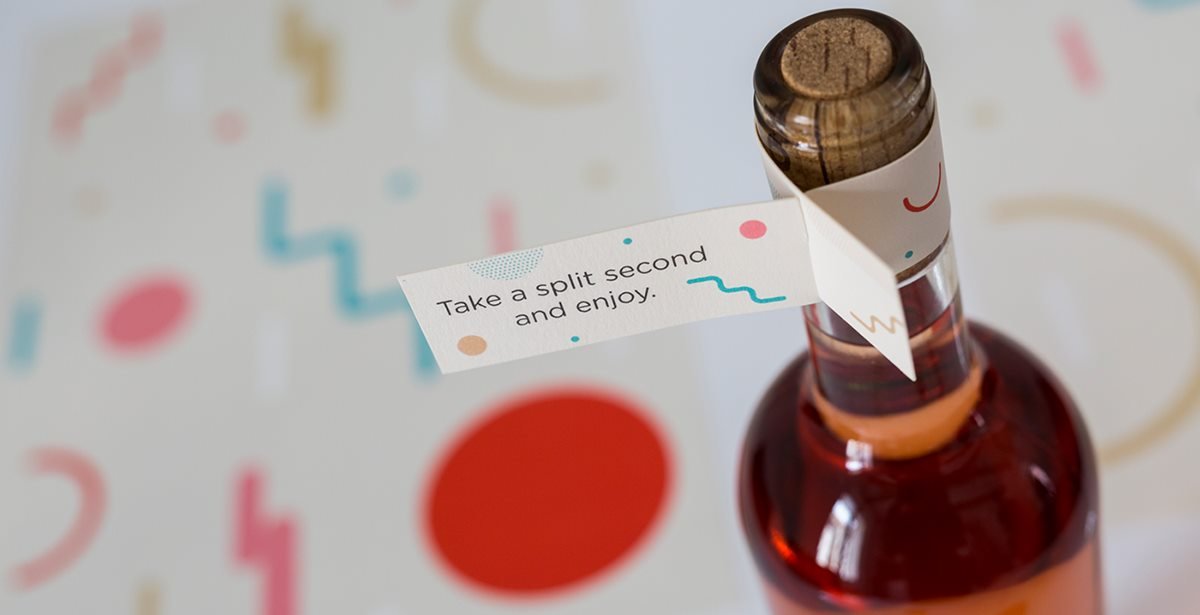 SPLITSPACE公寓VI設計  酒瓶標簽設計