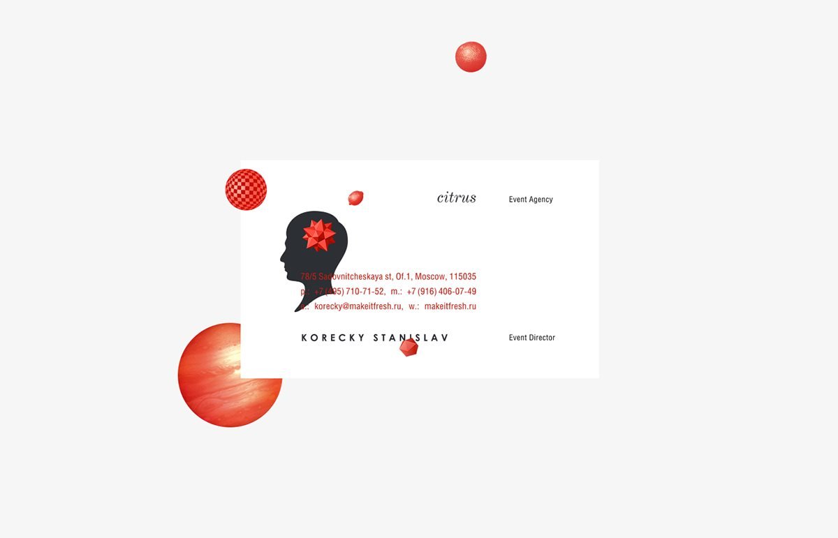 柑橘網站VI識別系統 輔助形設計