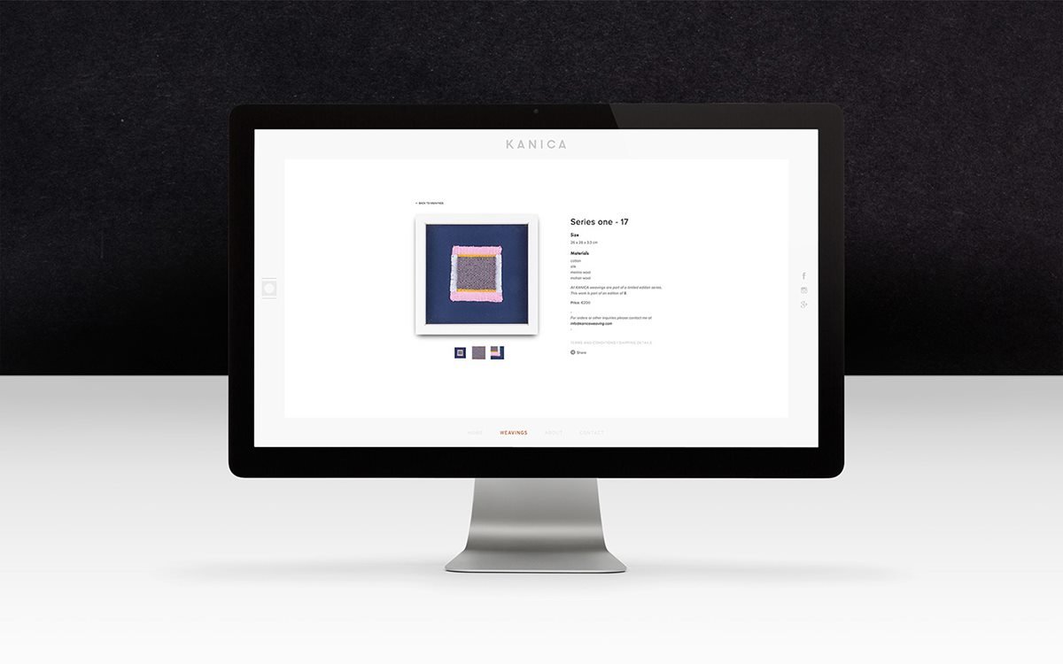 卡尼亞織造藝術品牌設計 網站展示