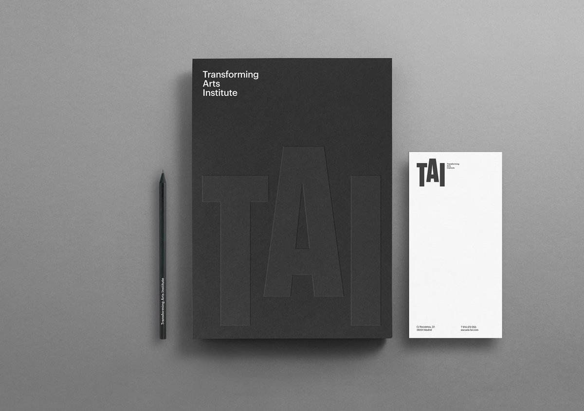 TAI藝術學校VI形象設計重塑 冊子設計