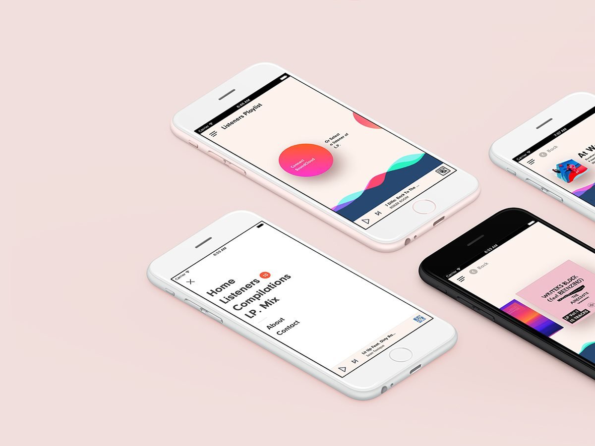 20例品牌VI設計 手機APP展示