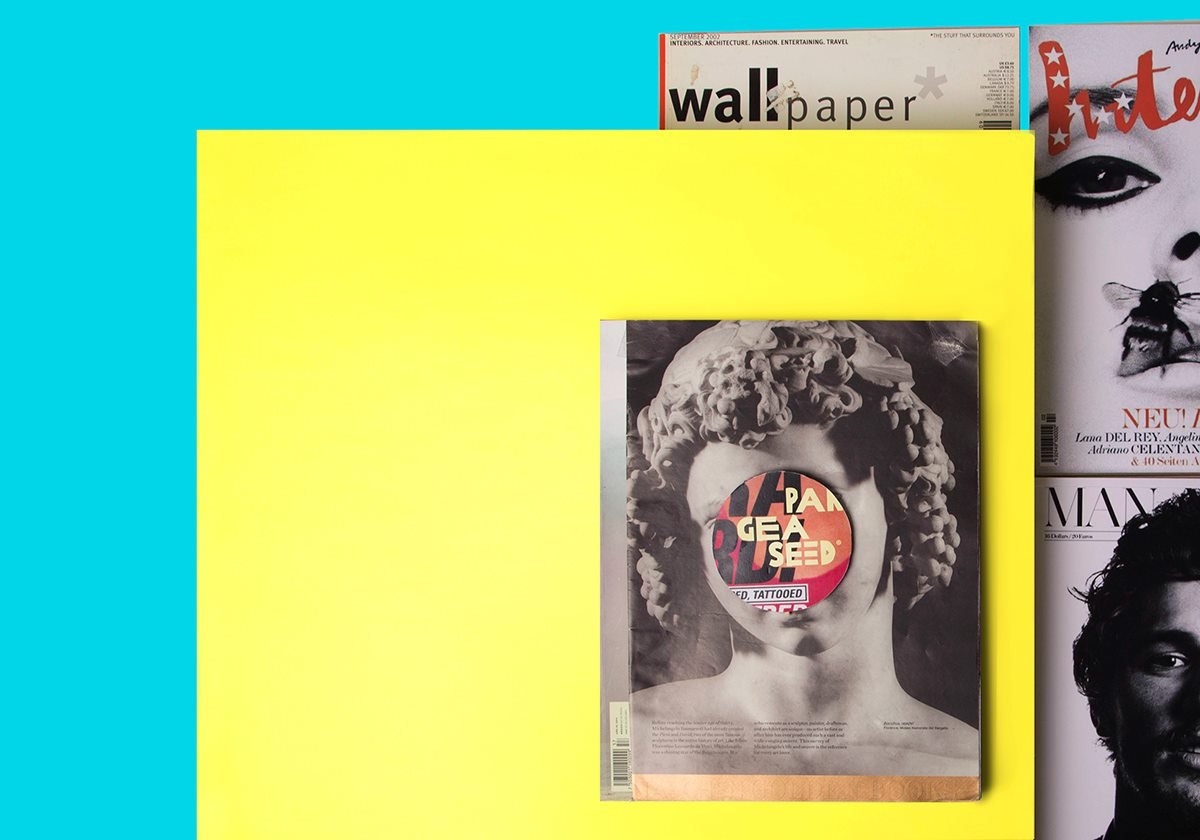 “PangeaSeed”時尚周刊VI設計形象 單頁設計展示