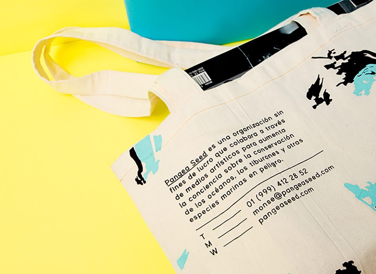 “PangeaSeed”時尚周刊VI設計形象 手提袋設計展示