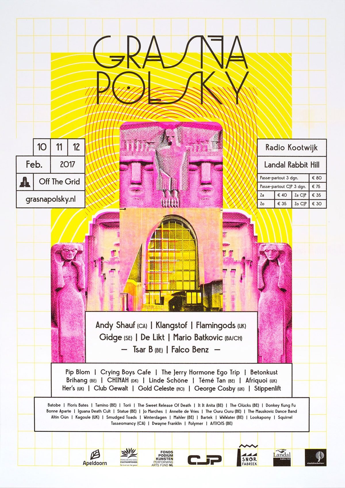 “Grasnapolsky”音樂節(jié)VI設(shè)計形象 海報設(shè)計