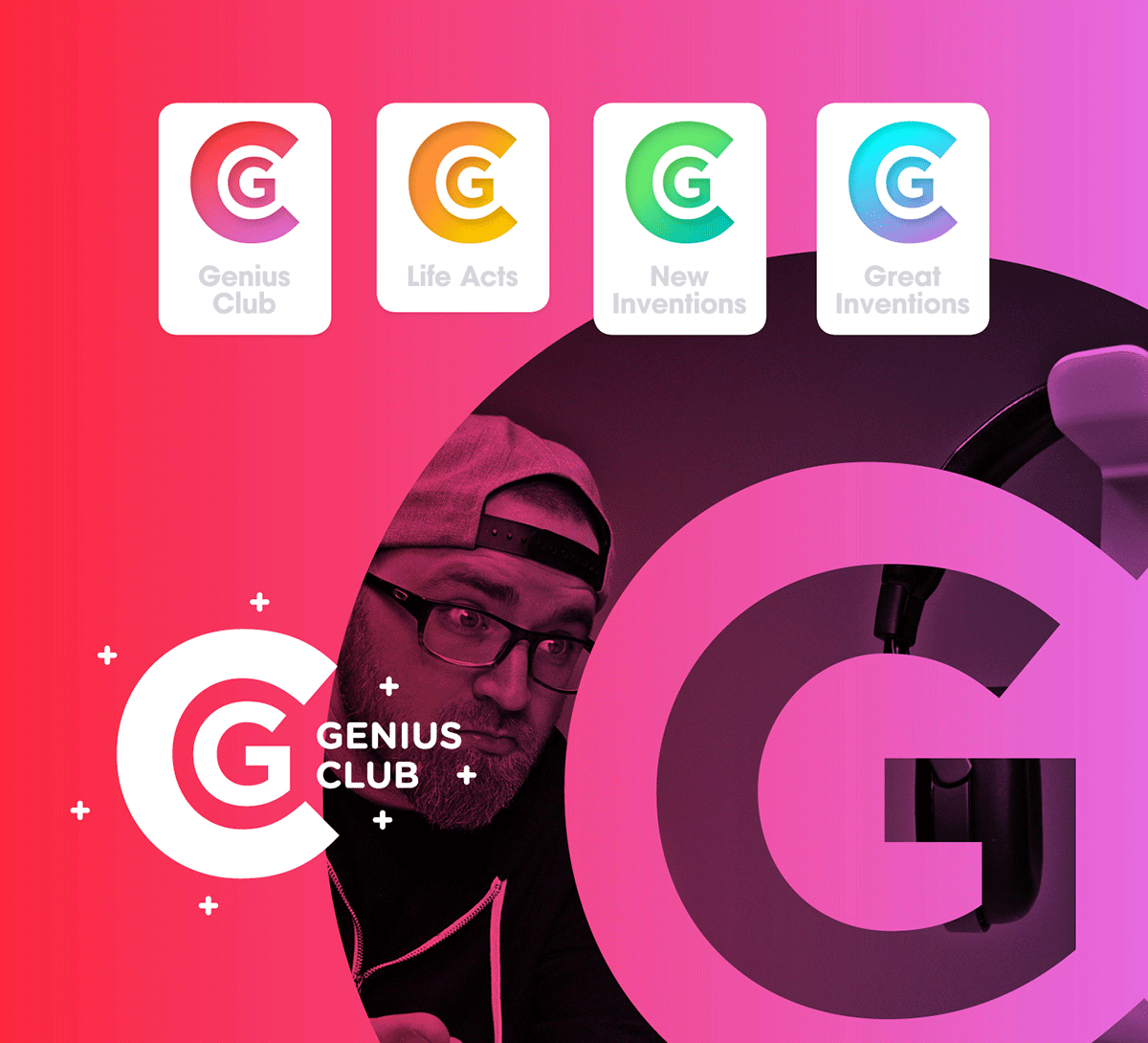 天才俱樂部VI設計  網站設計