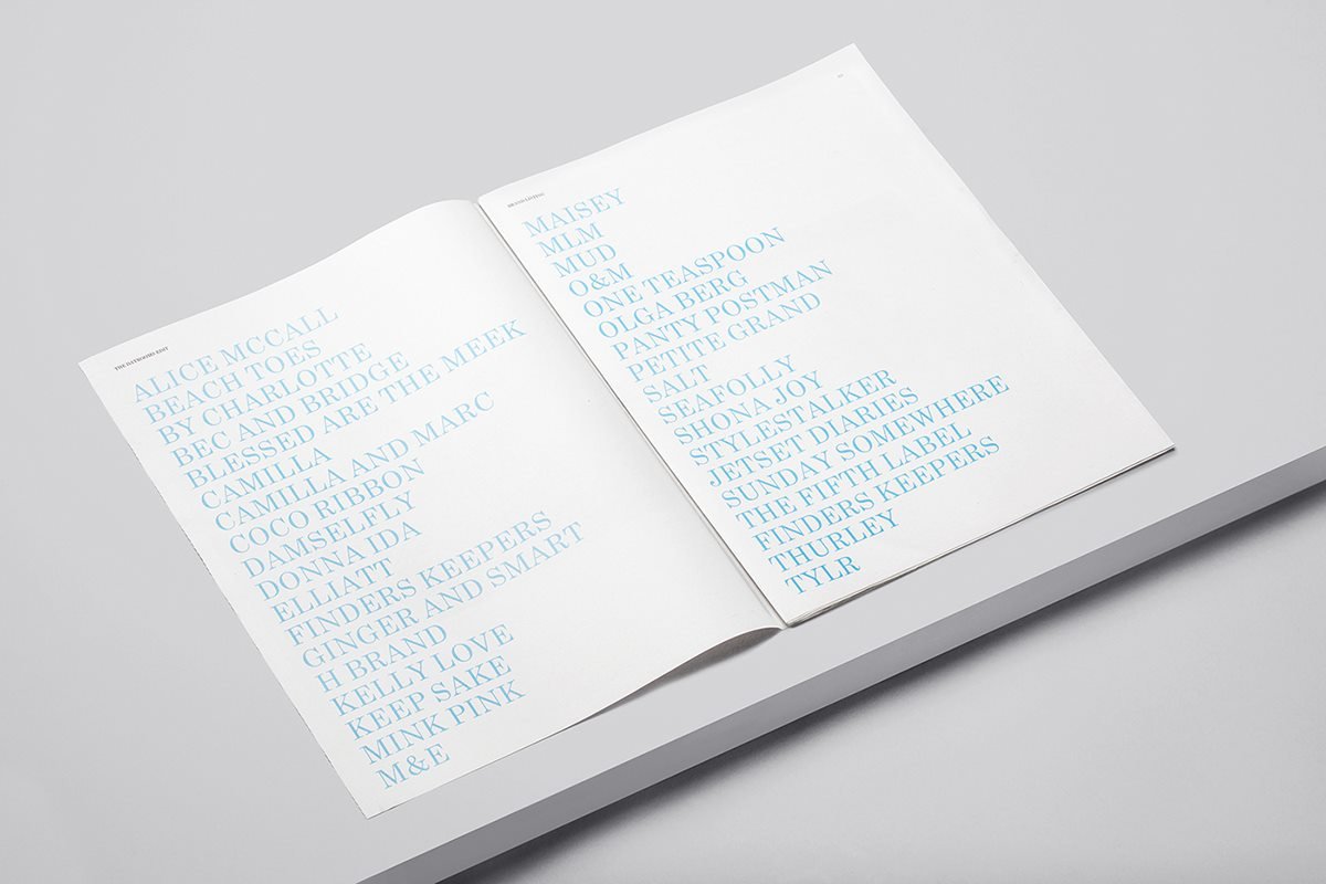 Dayroom服裝店VI設計  畫冊設計