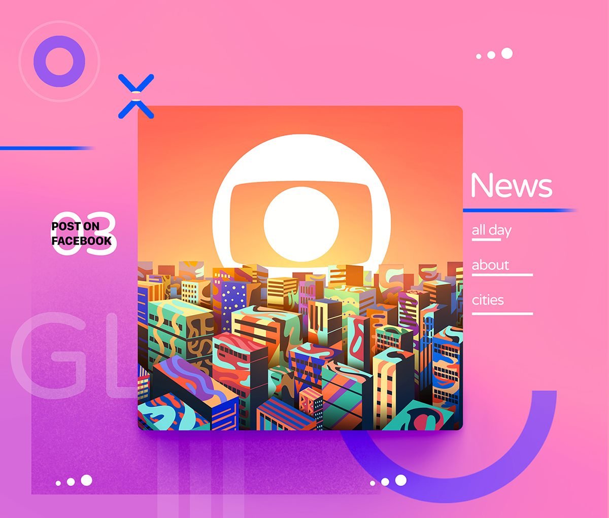 GLOBO插畫創意形象設計 插畫設計