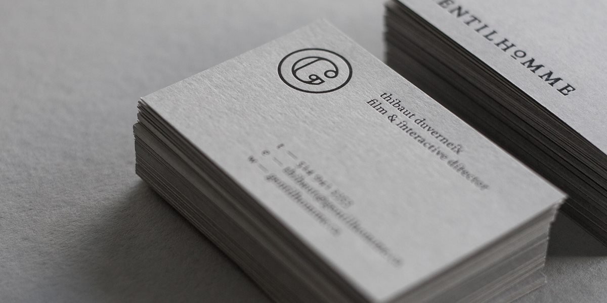 GentilhommeVI設(shè)計(jì)形象 名片設(shè)計(jì)