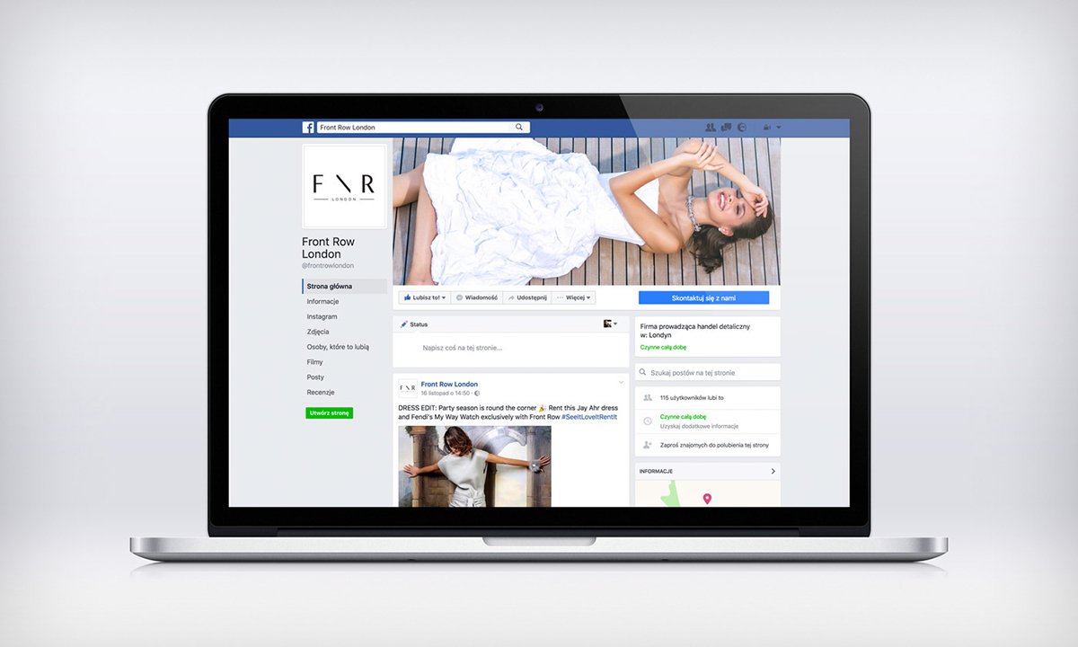 F\R租賃服裝VI設計形象 網站設計