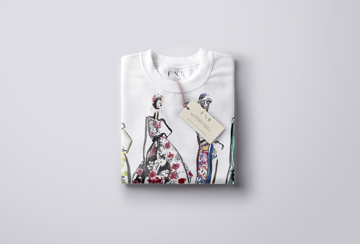 F\R租賃服裝VI設計形象 服裝設計