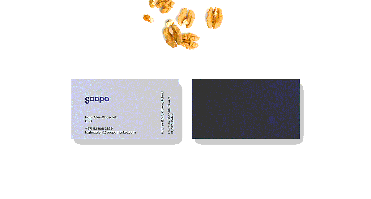 SOOPA餐飲VI設計 名片設計
