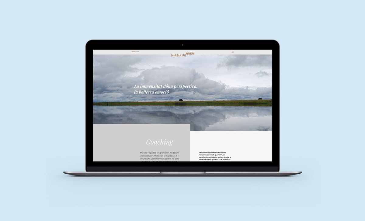 Mireia Ferrer全球教練平臺VI設計  網站設計