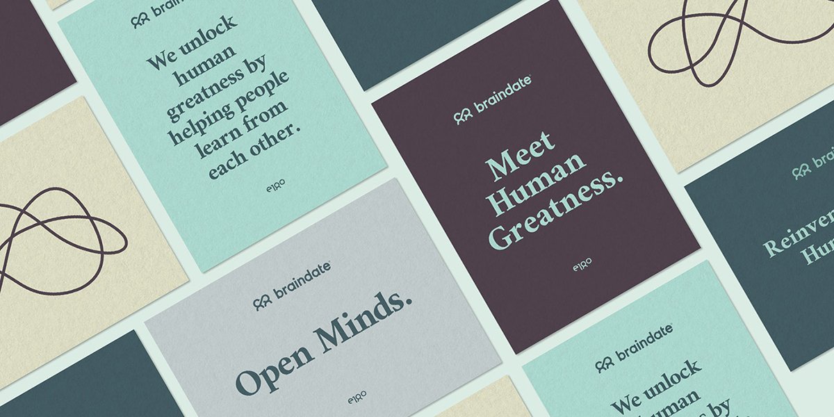 E180互聯網平臺VI形象更新展示 單頁設計