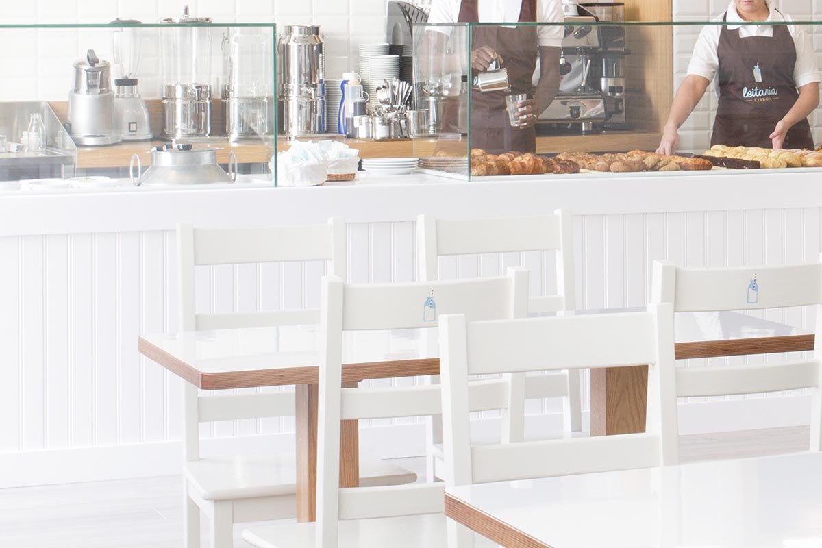 Leitaria早餐店VI形象設計 店鋪展示