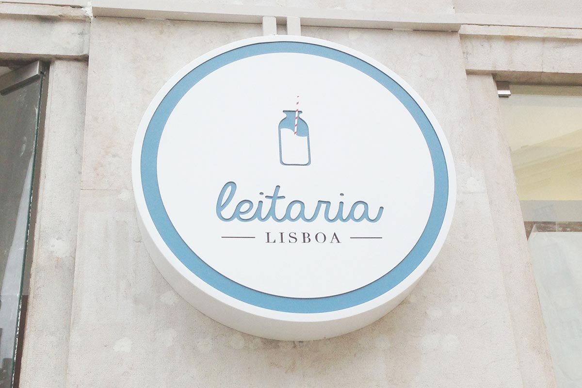 Leitaria早餐店VI形象設計 標志展示