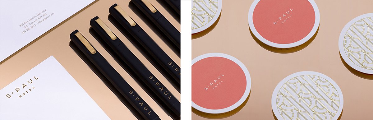 STPAUL HOTEL咖啡廳VI形象 標志應用