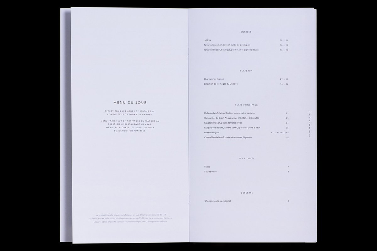 STPAUL HOTEL咖啡廳VI形象 單頁設計