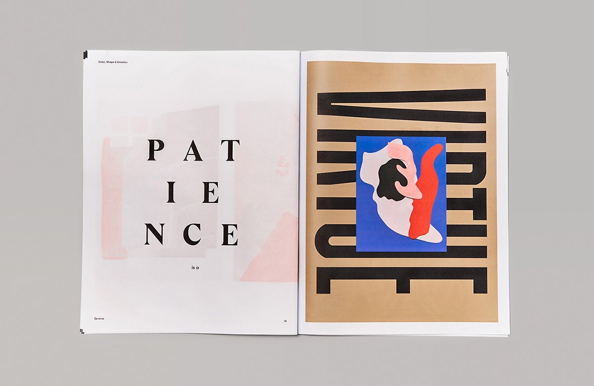 Zenzine畫冊VI形象設計展示 單頁設計