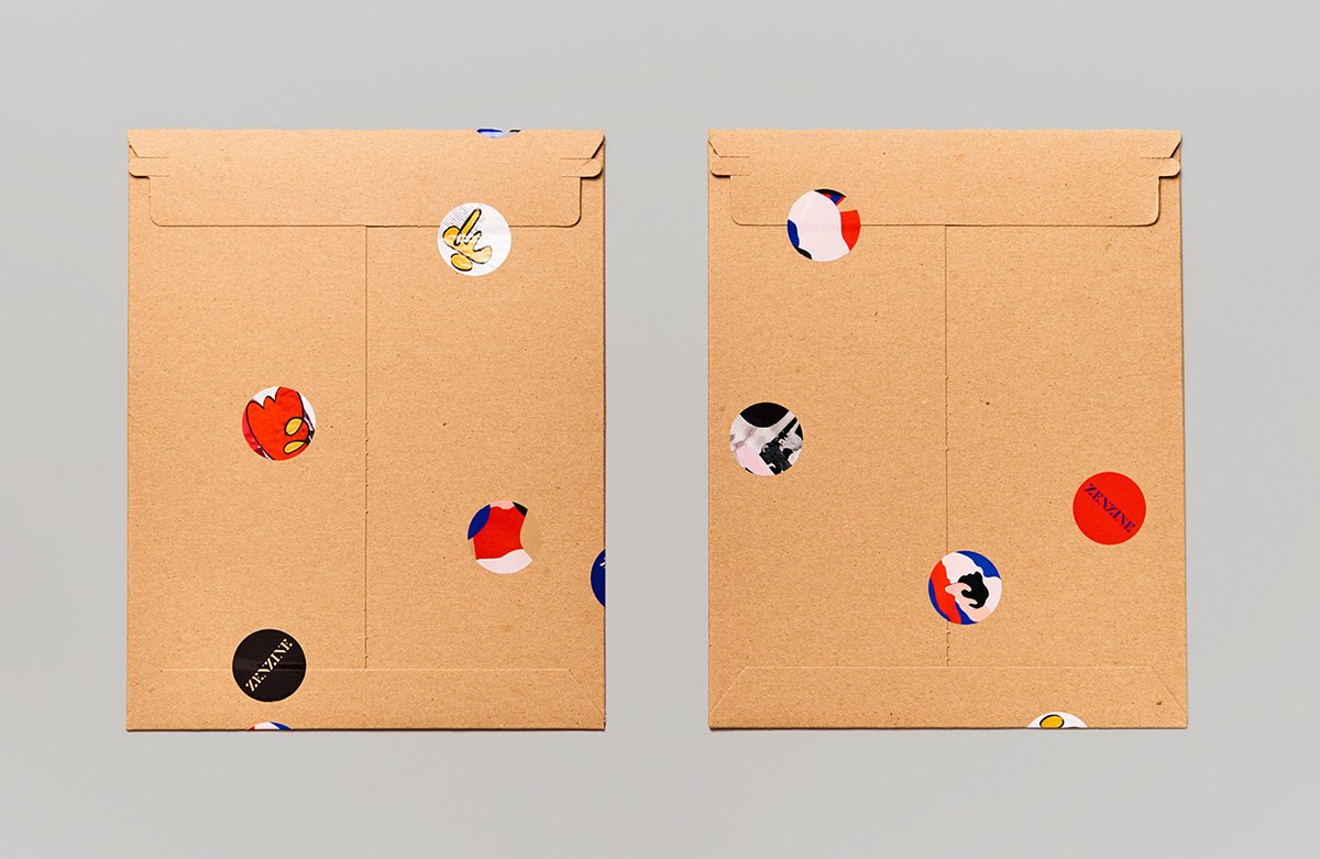 Zenzine畫冊VI形象設計展示 信封設計