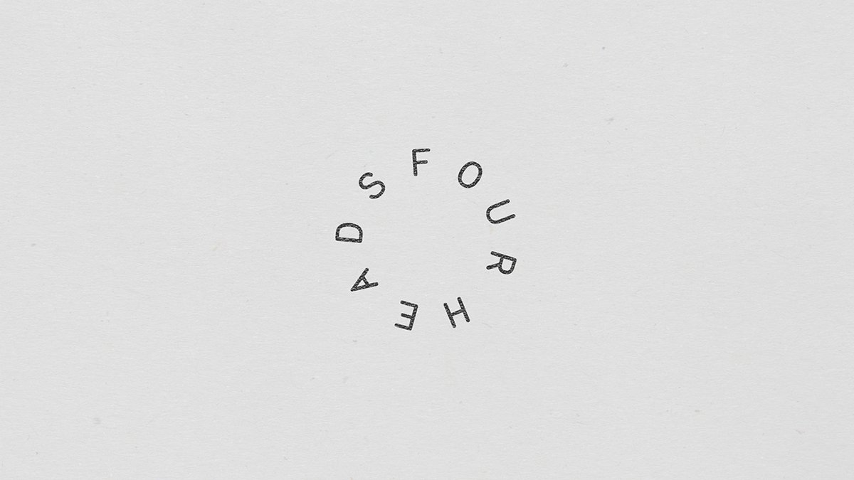 Four Heads在線網絡平臺VI設計 標志設計