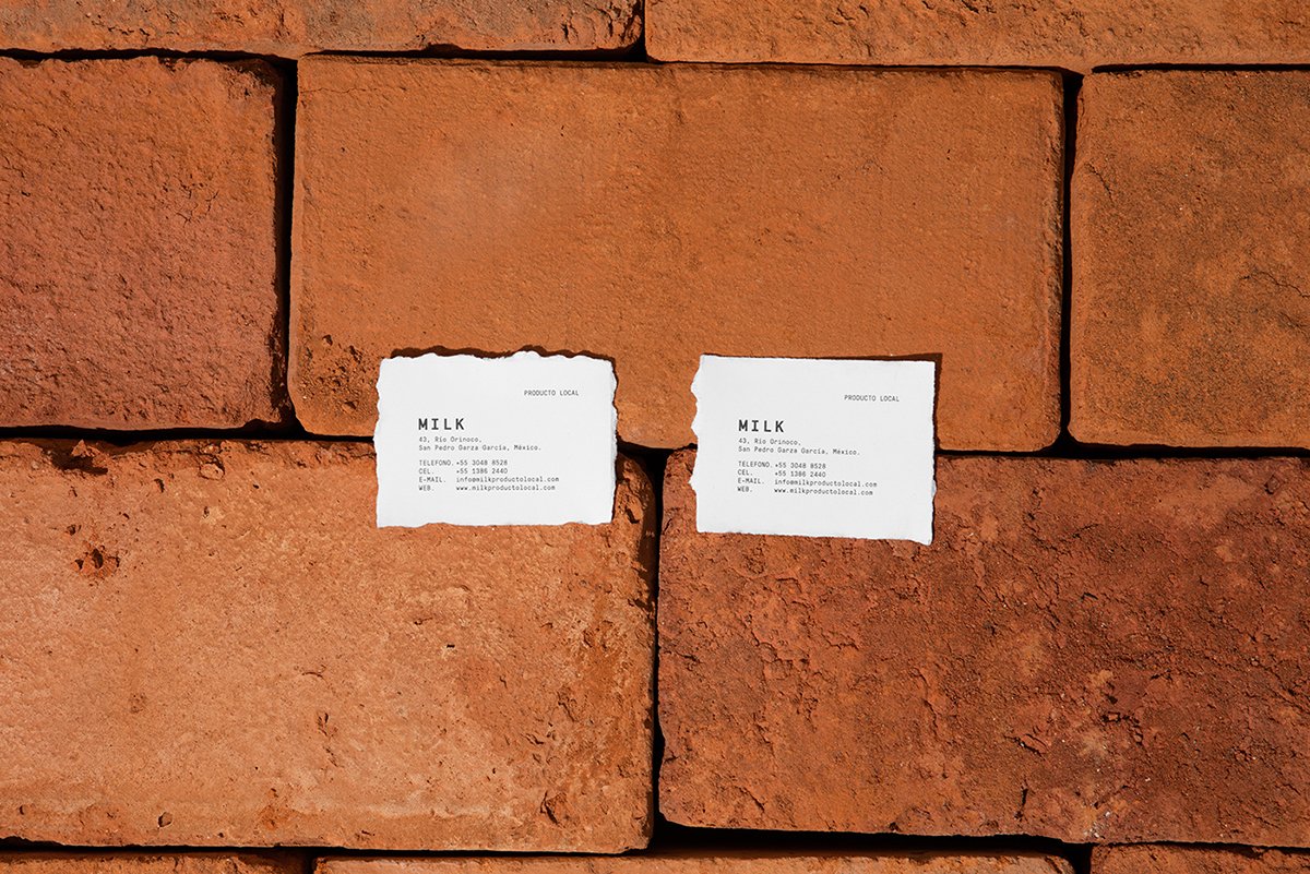 深圳VI設計 牛奶餐飲VI設計形象 名片設計