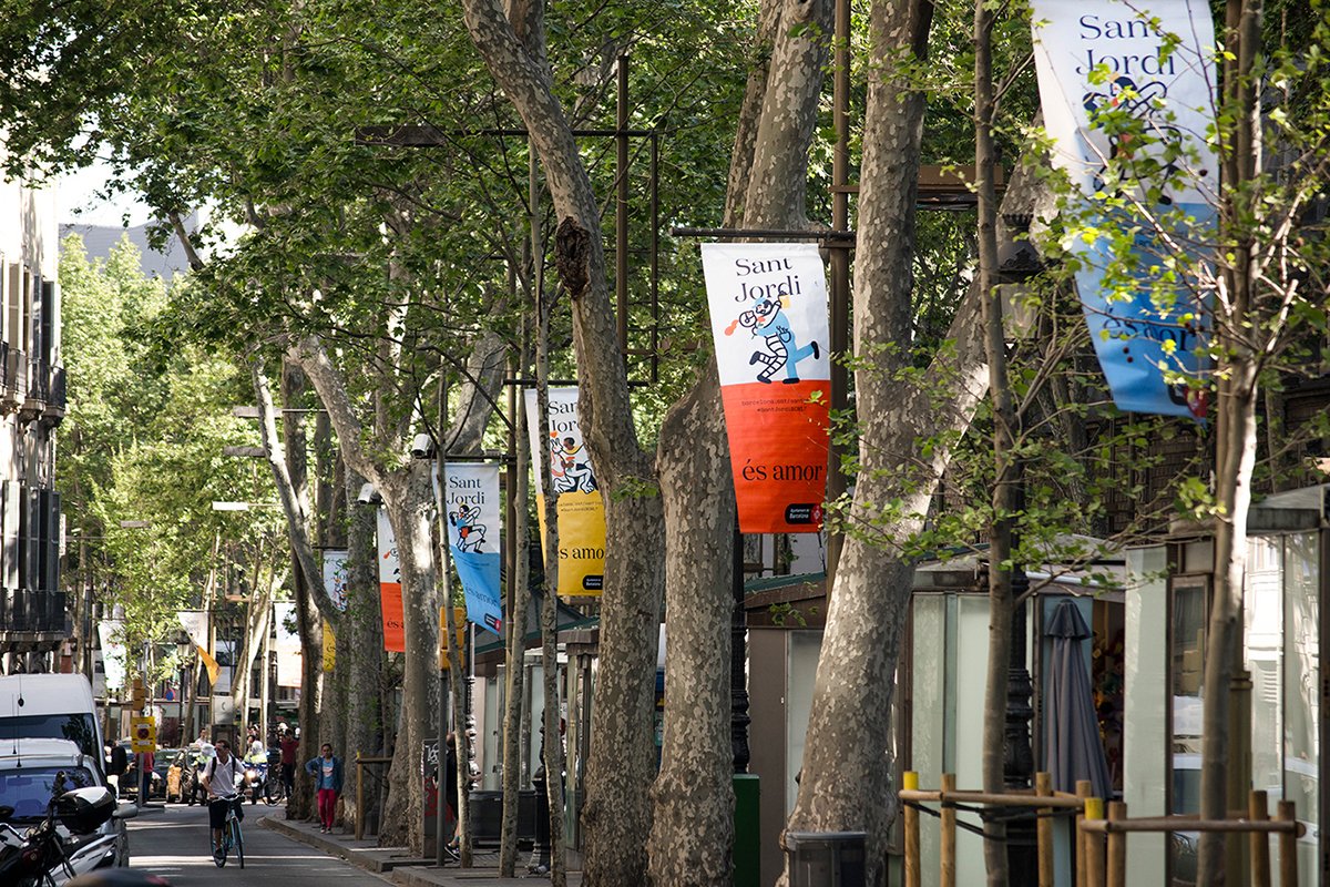 深圳VI設計 深圳VI策劃 Sant Jordi漫展視覺形象設計 旗幟設計