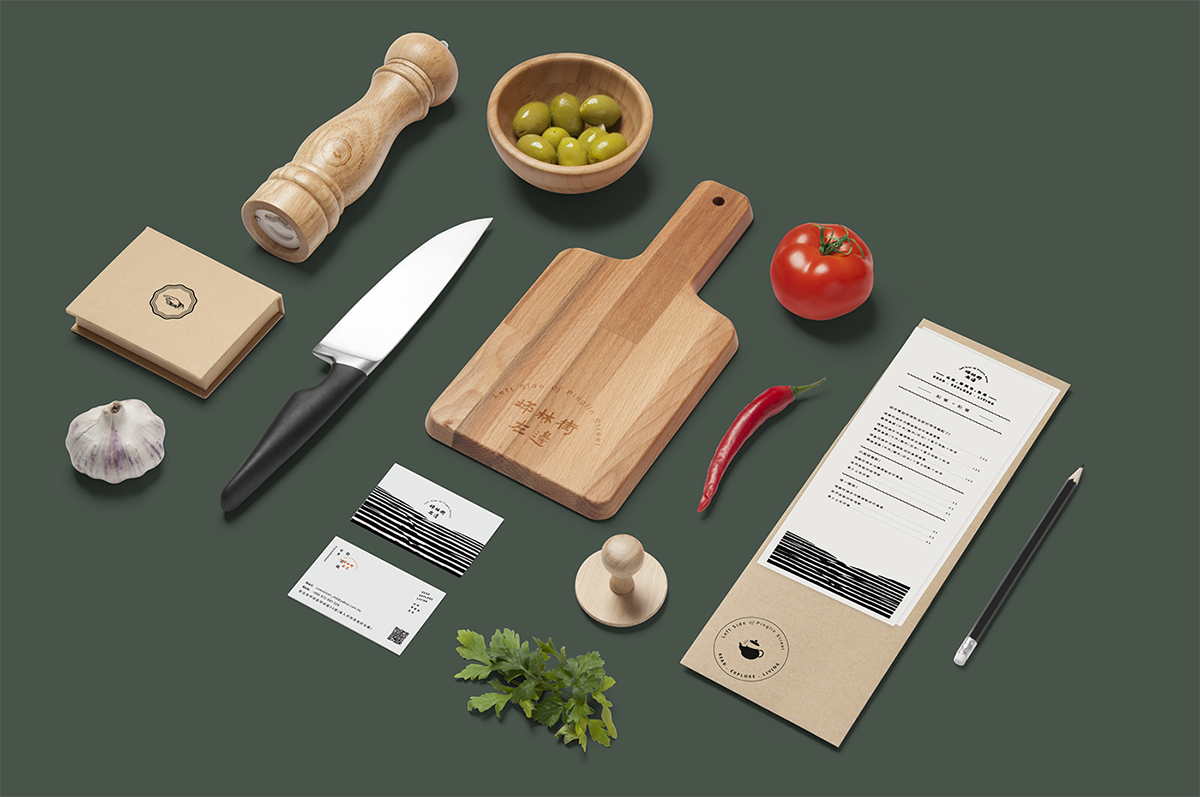 深圳VI設計 深圳VI策劃 坪林街左邊餐廳VI形象 VI設計