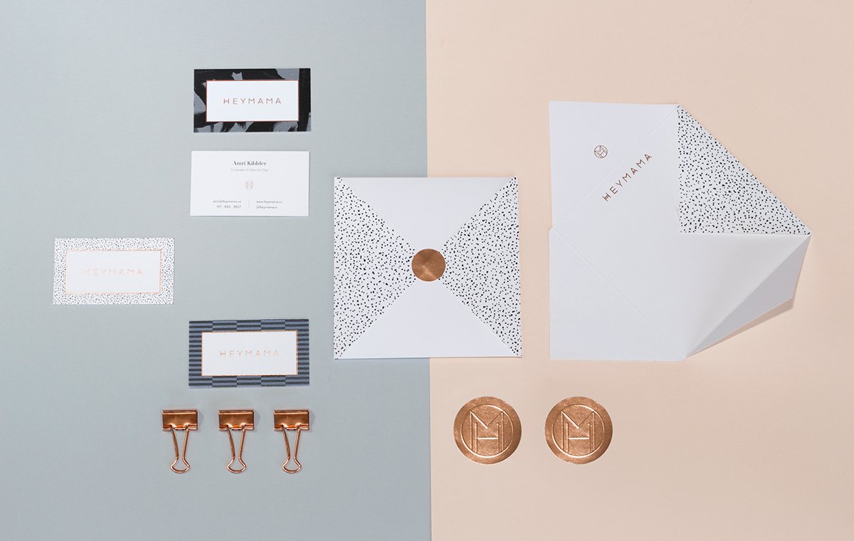 深圳VI設(shè)計(jì) 深圳VI策劃 HEYMAMA精品店VI設(shè)計(jì)形象 信封設(shè)計(jì)