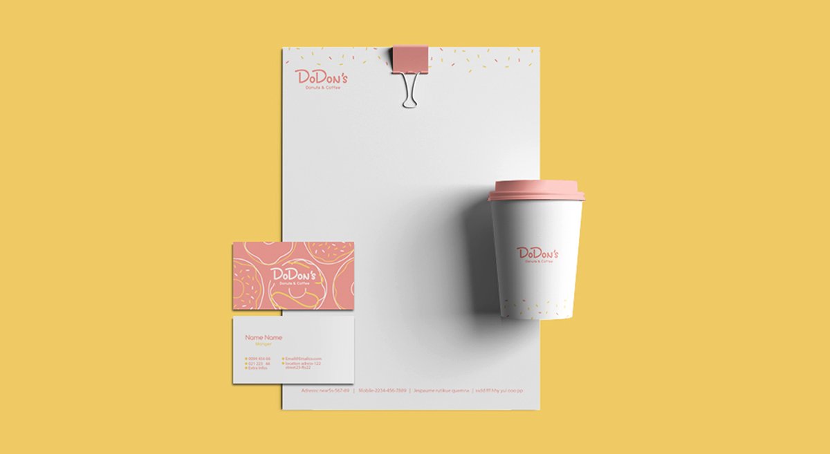 深圳VI設計 深圳VI策劃 DODON'S甜點VI形象設計 單頁設計