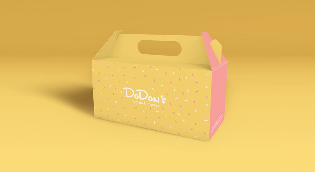 深圳VI設計 深圳VI策劃 DODON'S甜點VI形象設計 包裝設計