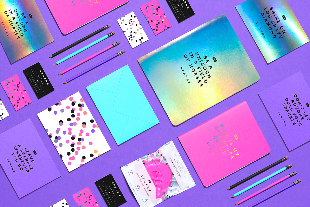 深圳VI設計  深圳VI策劃  斯芬克斯美容產品VI形象  單頁設計