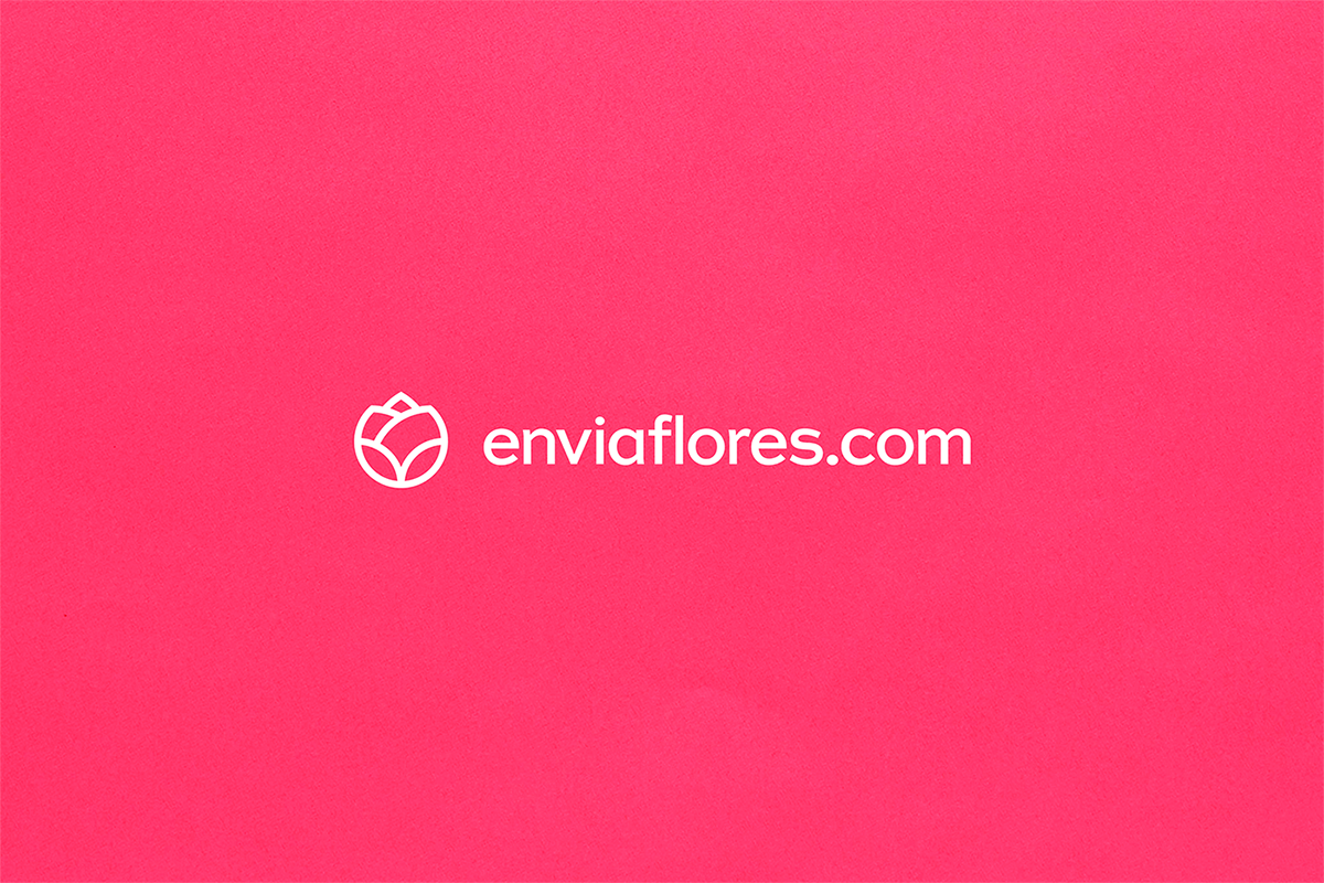 深圳VI設計 深圳VI策劃 Enviaflores花卉商店VI形象設計 標志設計