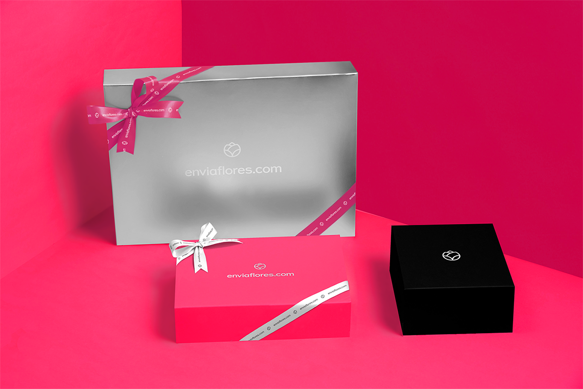 深圳VI設計 深圳VI策劃 Enviaflores花卉商店VI形象設計 包裝設計