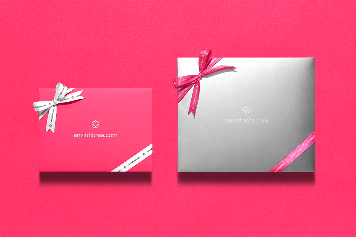 深圳VI設計 深圳VI策劃 Enviaflores花卉商店VI形象設計 包裝設計