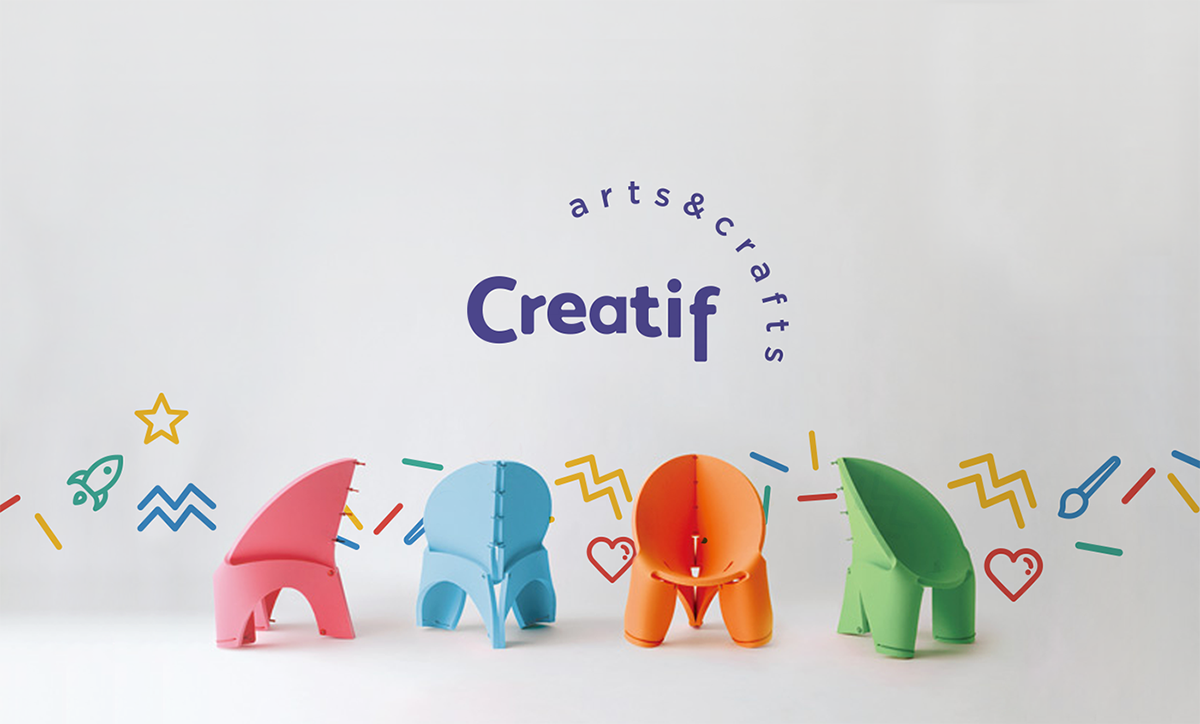 深圳VI設計 深圳VI策劃 Creatif兒童工藝品VI形象設計 產品設計