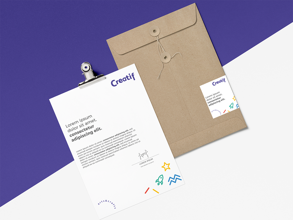 深圳VI設計 深圳VI策劃 Creatif兒童工藝品VI形象設計 文件夾設計