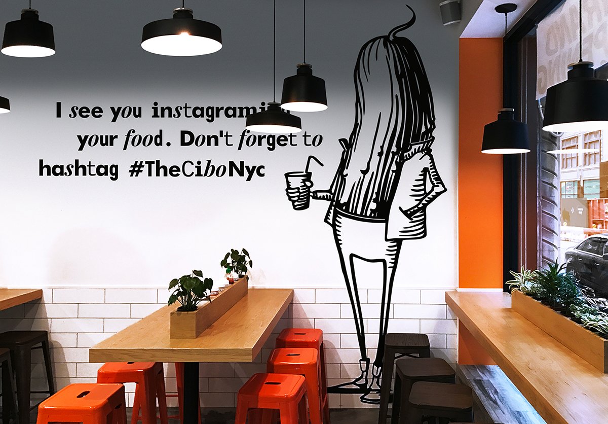 深圳VI設計 深圳VI策劃 Thecibo熟食店餐廳VI設計形象 場景展示