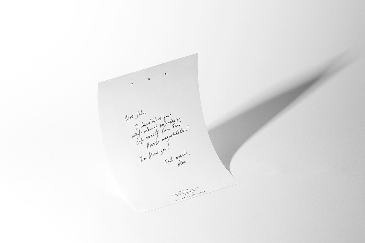 深圳VI設計 深圳VI策劃 7KA高級服裝品牌VI形象 單頁設計