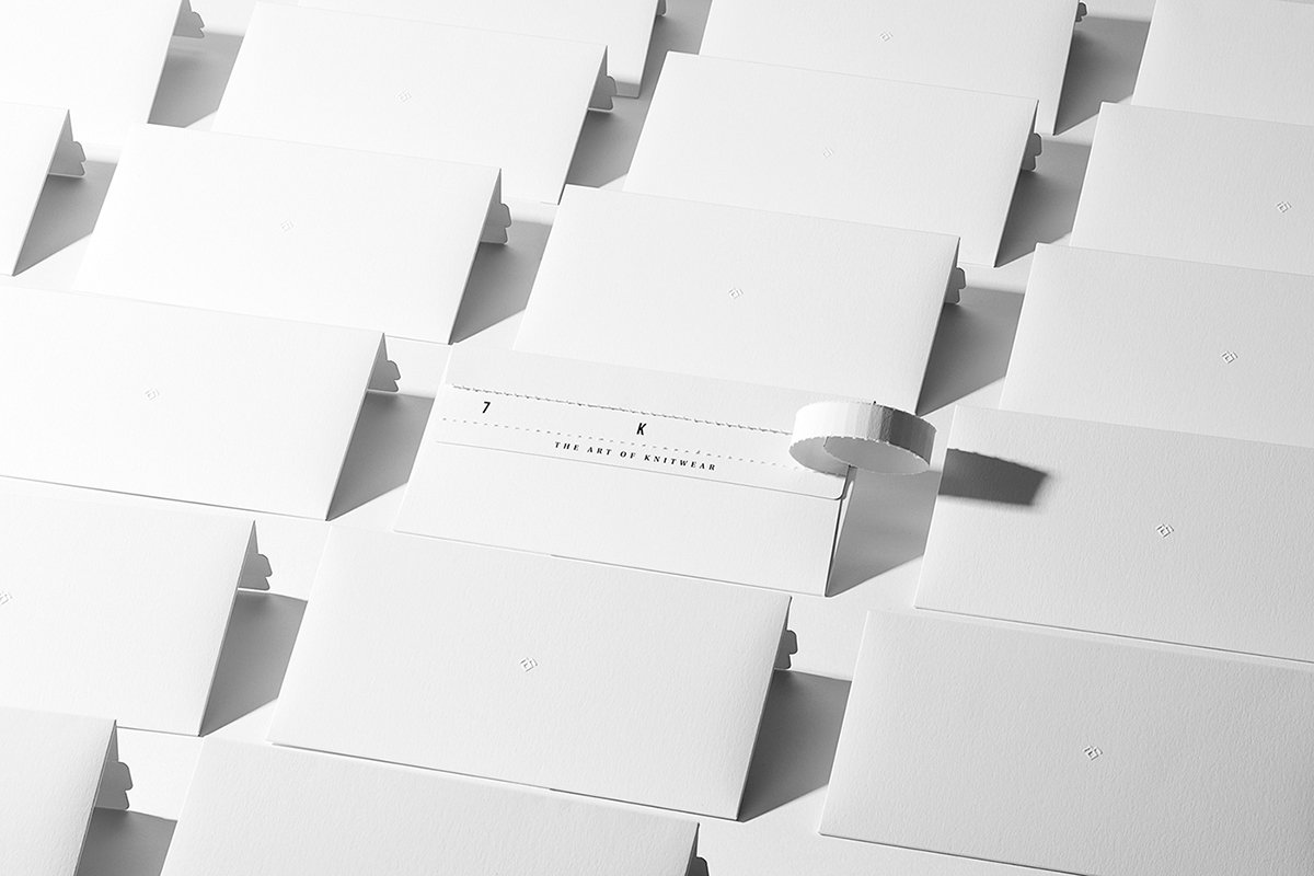 深圳VI設計 深圳VI策劃 7KA高級服裝品牌VI形象 信封設計