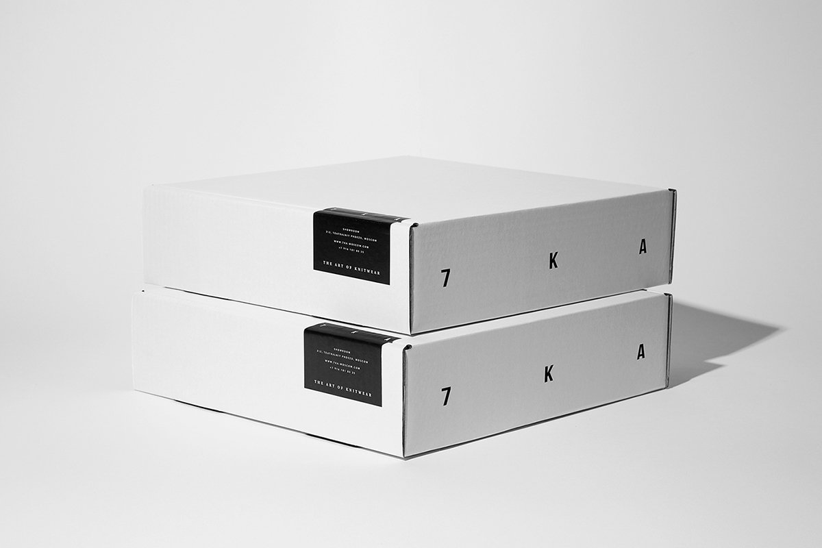 深圳VI設計 深圳VI策劃 7KA高級服裝品牌VI形象 包裝設計