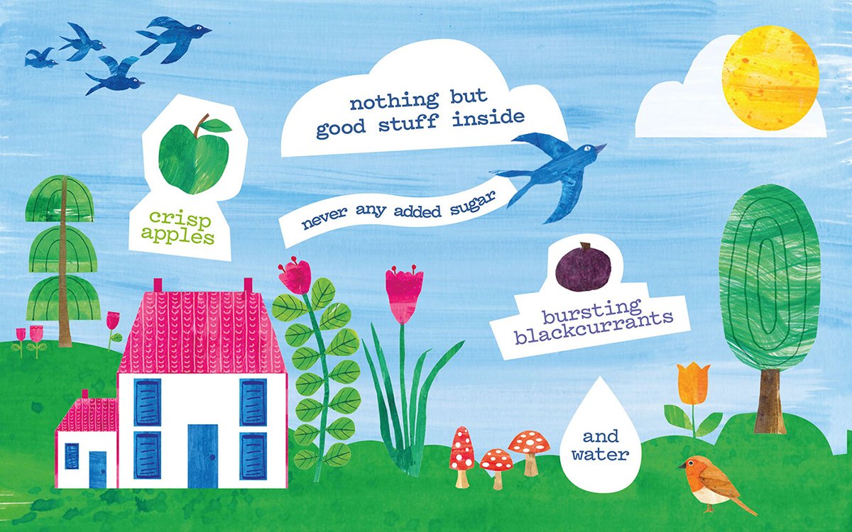 深圳VI設計 深圳VI策劃 FEEL GOOD果汁系列包裝形象 插畫展示