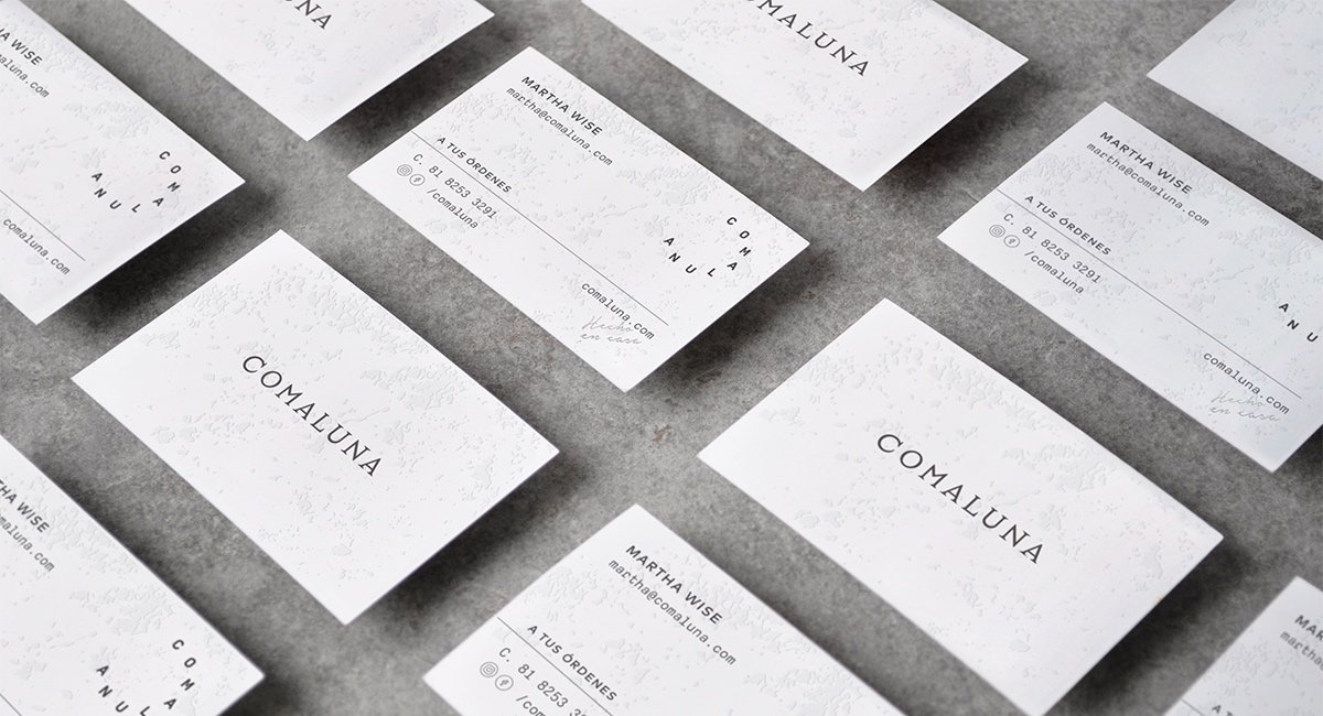 深圳VI設計 深圳VI策劃 Comaluna糕點店VI形象設計 名片設計