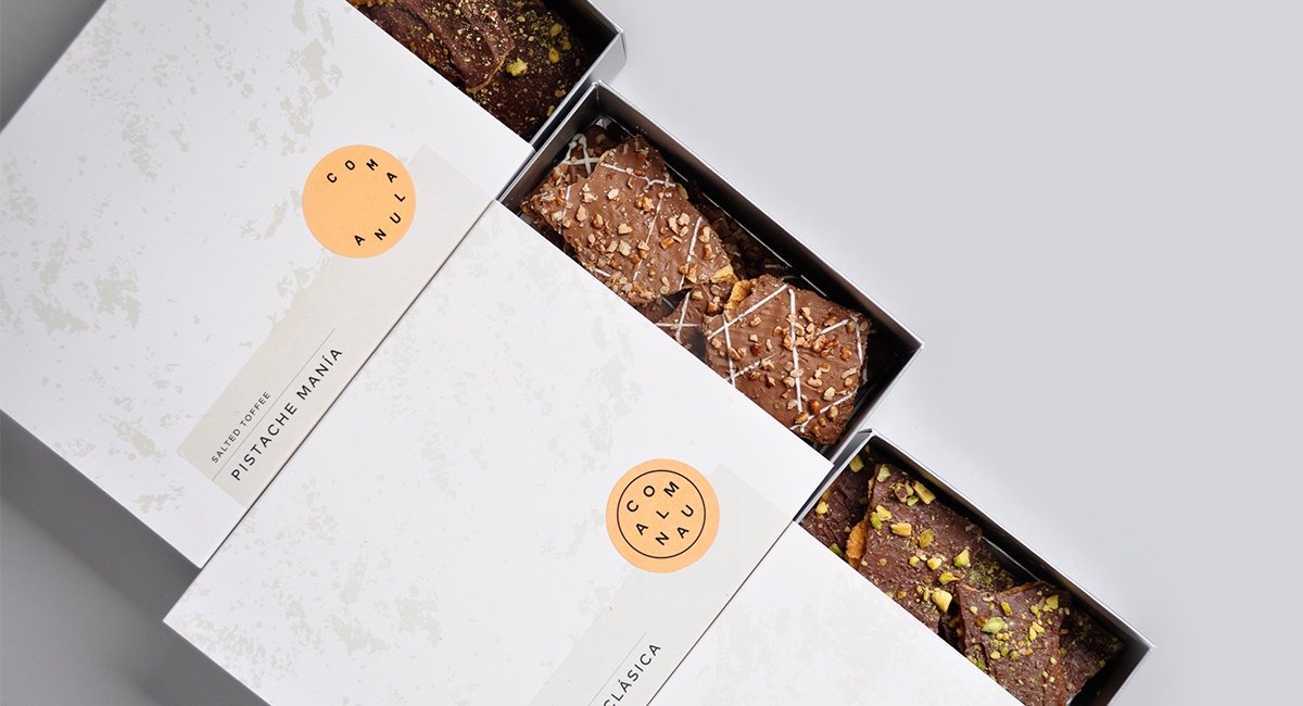 深圳VI設計 深圳VI策劃 Comaluna糕點店VI形象設計 包裝設計