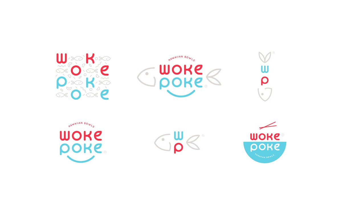 Woke Poke餐飲VI設(shè)計(jì)形象 深圳VI設(shè)計(jì) 深圳VI策劃 Woke Poke餐飲VI設(shè)計(jì)形象 標(biāo)志設(shè)計(jì)