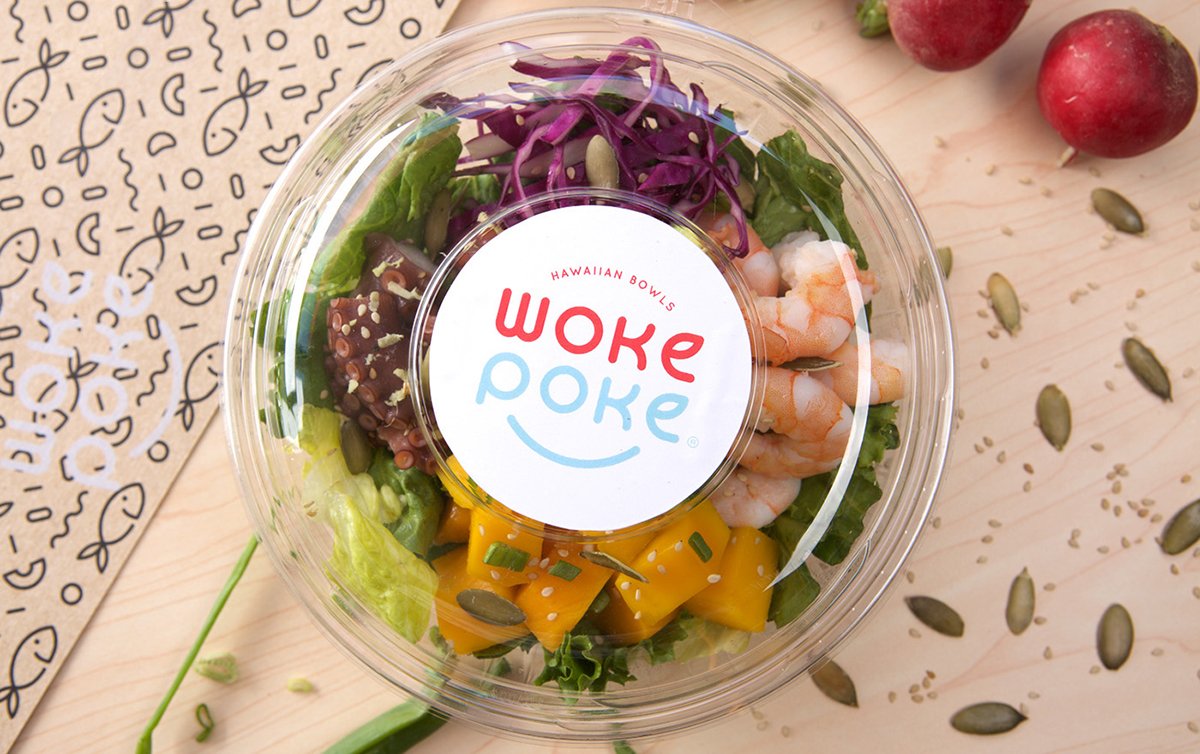 Woke Poke餐飲VI設(shè)計(jì)形象 深圳VI設(shè)計(jì) 深圳VI策劃 Woke Poke餐飲VI設(shè)計(jì)形象 標(biāo)志設(shè)計(jì)